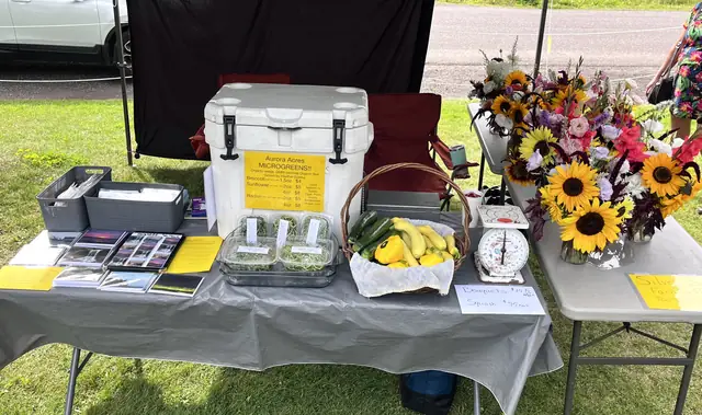 Silver Sage stand at the farmers' market
